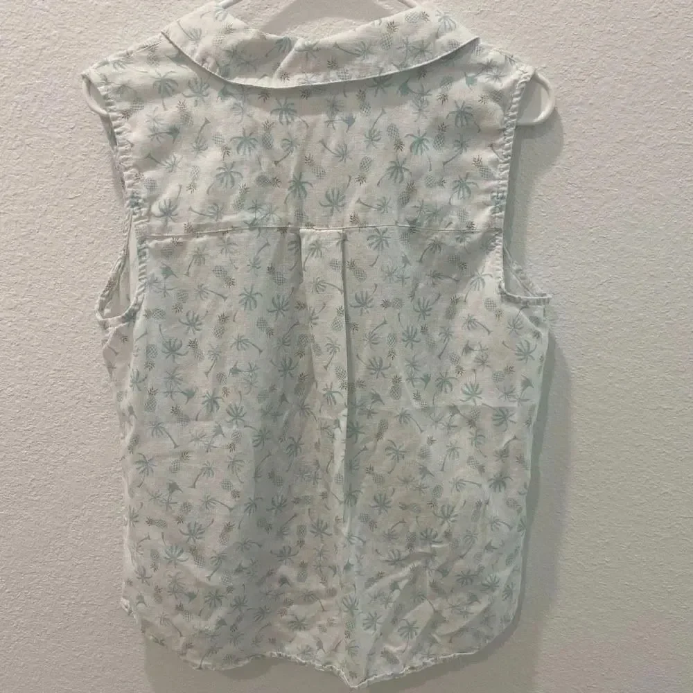 Coral Bay Button Down Tank Size Petite Large